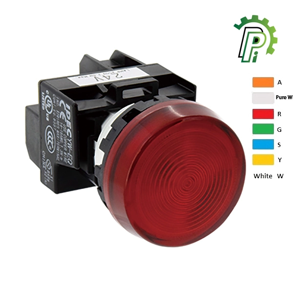 Đèn LED phi 22 IDEC YW1P-1EQ4 (R,Y,W,A,G,S,PW)