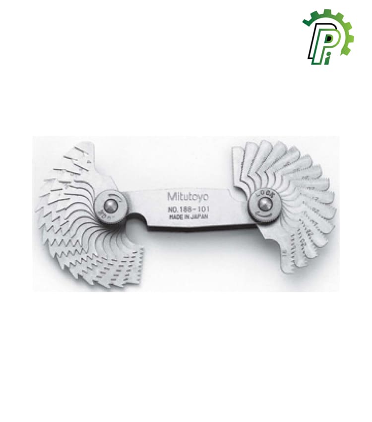 Dưỡng đo ren 18 lá Mitutoyo 188-121 (0.4-7mm)- Phúc Phong