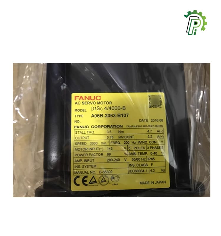 Động cơ A06B-2063-B107 A06B-0063-B107 FANUC